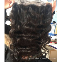 Оригинальный человеческих волос Remy Виргинские волосы монгольский объемная волна кружева фронтальная волос